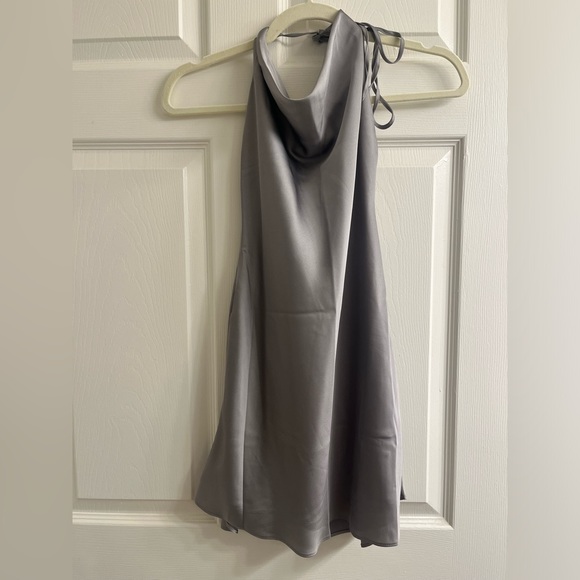 Abercrombie Cowl Neck Slip Mini Dress - Picture 1 of 5